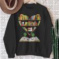 I Love Reading Heart Love Books l Books Lovers Sweatshirt Gifts for Old Women