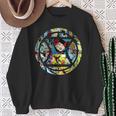 Marvel Widow Retro Comic Book Filled Spy Icon Sweatshirt Gifts for Old Women