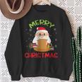 Merry Christmas Book Reading Santa Claus Xmas Book Reader Sweatshirt Gifts for Old Women