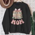 Mom Book First Chapter Birthday Family Matching Party Sweatshirt Gifts for Old Women Mom Book First Chapter Birthday Family Matching Party Sweatshirt Gifts for Old Women