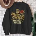 Mongo Is Appalled Princess Cat Riding Dinosaur Book Lover Sweatshirt Gifts for Old Women