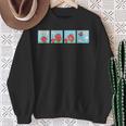 Mr Men Mr Strong Mr Small Retro Comic Book Sweatshirt Gifts for Old Women