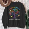 Mystical Tree Color Our World Summer Reading Books Sweatshirt Gifts for Old Women Mystical Tree Color Our World Summer Reading Books Sweatshirt Gifts for Old Women
