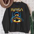 NASA Astronaut In Space Hole Comic Book Style Geek Sweatshirt Gifts for Old Women