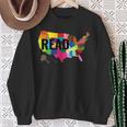 National Read America Shirt United States Read Books Sweatshirt Gifts for Old Women National Read America Shirt United States Read Books Sweatshirt Gifts for Old Women