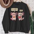 How Many Nights Reading Axolotl Book Lover Cat Reader Sweatshirt Gifts for Old Women