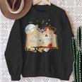 Old Book With Spells And Magical Accessories Sweatshirt Gifts for Old Women
