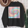 Olivia Comic Book Style Sweatshirt Gifts for Old Women Olivia Comic Book Style Sweatshirt Gifts for Old Women