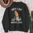 Oops I Got Another Book Cat Reader Sweatshirt Gifts for Old Women