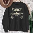 Opossum Reading Book Sunglasses Vintage Trash Panda Sweatshirt Gifts for Old Women Opossum Reading Book Sunglasses Vintage Trash Panda Sweatshirt Gifts for Old Women