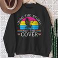 Pansexual Pride Genderqueer Book Pun Pansexuality Pan Pride Sweatshirt Gifts for Old Women