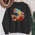 Parrot Reading Book Sweatshirt Gifts for Old Women Parrot Reading Book Sweatshirt Gifts for Old Women