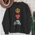 Peace Love Books Book Lovers Bookworm Sweatshirt Gifts for Old Women Peace Love Books Book Lovers Bookworm Sweatshirt Gifts for Old Women