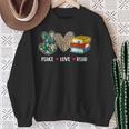 Peace Love Read Book Lover Reading Bookworm Reader Sweatshirt Gifts for Old Women Peace Love Read Book Lover Reading Bookworm Reader Sweatshirt Gifts for Old Women