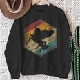 Pegasus Horse Unicorn Books Magic Reading Retro Fantasy Sweatshirt Gifts for Old Women