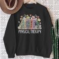 Physical Therapy Floral Book Easter PT Physical Therapist Sweatshirt Gifts for Old Women Physical Therapy Floral Book Easter PT Physical Therapist Sweatshirt Gifts for Old Women