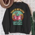 Pigeon Book Character Costume For Reading Day Sweatshirt Gifts for Old Women Pigeon Book Character Costume For Reading Day Sweatshirt Gifts for Old Women