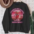 I Prefer My Books Extra Spicy Book Lovers Sweatshirt Gifts for Old Women