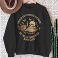 Proud Anti Social Member Of Introverted Book Club Vintage Sweatshirt Gifts for Old Women Proud Anti Social Member Of Introverted Book Club Vintage Sweatshirt Gifts for Old Women