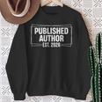 Published Author Est 2026 Writer Life Book Lover Sweatshirt Gifts for Old Women