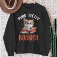 Purr-Fectly Bookish Cats And Books Sweatshirt Gifts for Old Women Purr-Fectly Bookish Cats And Books Sweatshirt Gifts for Old Women
