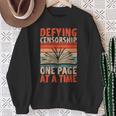 Read Banned Books Defying Censorship Banned Books Sweatshirt Gifts for Old Women