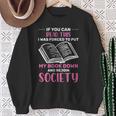 If You Can Read This Book Lovers Novel Reading Sweatshirt Gifts for Old Women