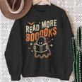 Read More Books Halloween Cute Ghost Boo Librarian Teacher For Men Women Kids Sweatshirt Gifts for Old Women