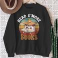 Read S'More Book Marshmallow Book Reading Lover Sweatshirt Gifts for Old Women