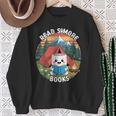 Read Smore Books Cute Marshmallow Camp Reading Library Kids Sweatshirt Gifts for Old Women