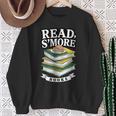 Read S'More Books Marshmallow Reading Smores Sweatshirt Gifts for Old Women