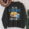 Read Smore Books Men Campfire Camping Camper Sweatshirt Gifts for Old Women