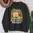 Read S'More Books Pun Camping Nature Lover Sweatshirt Gifts for Old Women