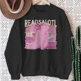 READALOTL Read A Lot AXOLOTL Reader Books Axolotls Meme Sweatshirt Gifts for Old Women