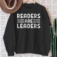 Readers Are Leaders Book Lover Sweatshirt Gifts for Old Women