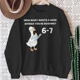 Reading 6-7 Silly Goose Read Books Bookish Bookworm Sweatshirt Gifts for Old Women Reading 6-7 Silly Goose Read Books Bookish Bookworm Sweatshirt Gifts for Old Women