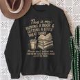 Reading Bookish Book Club Caffeinated Books & Coffee Lover Sweatshirt Gifts for Old Women Reading Bookish Book Club Caffeinated Books & Coffee Lover Sweatshirt Gifts for Old Women