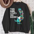 Reading Books For Girl Kids Bookworm Story Reader Sweatshirt Gifts for Old Women