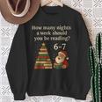 Reading Christmas Tree Book– Reading 6 7 Meme Sweatshirt Gifts for Old Women Reading Christmas Tree Book– Reading 6 7 Meme Sweatshirt Gifts for Old Women