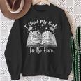 Reading Closed My Book To Be Here Bookworm Bookish Sweatshirt Gifts for Old Women Reading Closed My Book To Be Here Bookworm Bookish Sweatshirt Gifts for Old Women