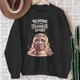Reading Is My Favorite Sport Book Lover Men Women Sweatshirt Gifts for Old Women