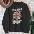 Reading Is My Favorite Sport Reader Books Novel Lecture Sweatshirt Gifts for Old Women Reading Is My Favorite Sport Reader Books Novel Lecture Sweatshirt Gifts for Old Women