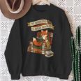 Reading Fox My Weekend Is Fully Booked Book Lover Sweatshirt Gifts for Old Women