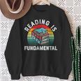 Reading Is Fundamental Book Readers Apparel For Women Men Sweatshirt Gifts for Old Women Reading Is Fundamental Book Readers Apparel For Women Men Sweatshirt Gifts for Old Women