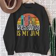 Reading Is My Jam Bookworm Book Reading Sweatshirt Gifts for Old Women Reading Is My Jam Bookworm Book Reading Sweatshirt Gifts for Old Women