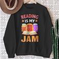 Reading Is My Jam I Love To Read Books Sweatshirt Gifts for Old Women Reading Is My Jam I Love To Read Books Sweatshirt Gifts for Old Women