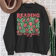 Reading Is My Jam Strawberry Bookish Book Lover Reader Nerd Sweatshirt Gifts for Old Women Reading Is My Jam Strawberry Bookish Book Lover Reader Nerd Sweatshirt Gifts for Old Women