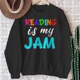 Reading Is My Jame Bookworm Books Teacher Bibliophile For Men Women Kids Sweatshirt Gifts for Old Women