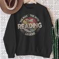 The Reading Legend Retro Books Men Reading Sweatshirt Gifts for Old Women