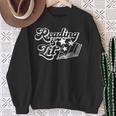 Reading Is Lit Men Women Kids Read Book Lover Sweatshirt Gifts for Old Women